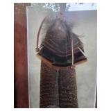 Framed Feather Art with Hand-Painted Turkey by Marilyn Truitt