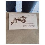 Framed Feather Art with Hand-Painted Turkey by Marilyn Truitt