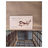 Framed Feather Art with Hand-Painted Turkey by Marilyn Truitt