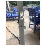 Large Outdoor Cantilever Patio Umbrella with Base