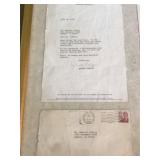 Framed Collection of Ronald Reagan Signed Letters and Envelopes with Provenance