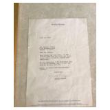 Framed Collection of Ronald Reagan Signed Letters and Envelopes with Provenance