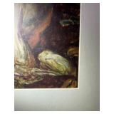 Set of 5 Arnold Friberg Canadian Mountie Art Prints in Frames