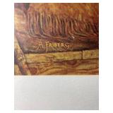 Set of 5 Arnold Friberg Canadian Mountie Art Prints in Frames