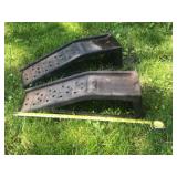 Pair of Heavy-Duty Plastic Car Ramps