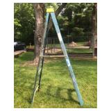 Werner 8 Ft Fiberglass Step Ladder 250 lb Capacity