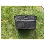 Large Square Metal Livestock Water Trough