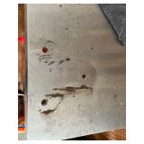 Husky Stainless Steel Workbench with Shelf - CONTENTS NOT INCLUDED - SEE PREVIOUS LOTS