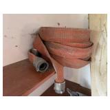 Red Head NH Industrial Fire Hose with Metal Couplings