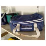 Collection of Coolers, Jugs, Bottles, and Arctic Zone Tote