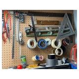 Assorted Measuring Tools, Levels, Protractors and Tape Collection