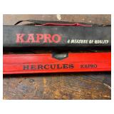 Kapro Hercules 48 Inch Spirit Level with Carrying Case
