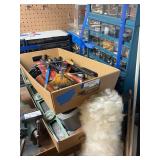 Assorted Hand Tools Collection Including Hammers, Screwdrivers, and Saws