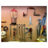 Assorted Hand Tools Lot Including Wrenches, Screwdrivers, Files, and Pliers