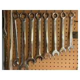 Collection of Hand Tools Including Wrenches, Pliers, Pry Bars and More