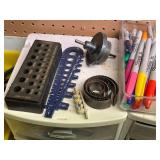 Workshop Storage Drawer Set with Hand Tools, Drill Bits, and Accessories