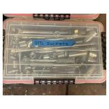 Assorted Socket Sets in Plastic Organizers - Metric, Standard, and Small Sockets