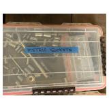 Assorted Socket Sets in Plastic Organizers - Metric, Standard, and Small Sockets