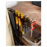 Assorted Bar, Quick-Grip, C, and F Clamps Collection