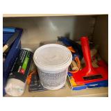 Assorted Painting Tools, Tape Dispensers, Paint Supplies and Stain Set