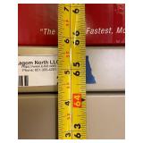 Tall Metal Storage Cabinet with Shelves and Locking Doors, 64x30x16 Inches Contents not included