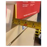 Tall Metal Storage Cabinet with Shelves and Locking Doors, 64x30x16 Inches Contents not included