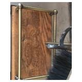 Vintage Duck Handle Fireplace Tool Set with Stand