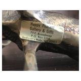 Solid Brass Moose Figurine from Happy Peasant Gallery