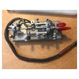 Set of 2 Morse Code Telegraph Keys VIBROPLEX and Vintage Steel Paddle