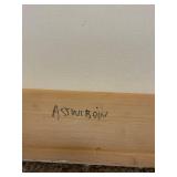 Collection of 5 Native American Portrait Paintings on Canvas