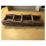 Wooden Folding Wine Rack Bottle Holder