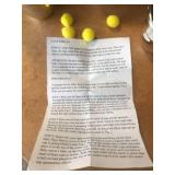 Vintage Cups and Balls Magic Trick Set with Instructions