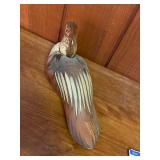Hand-Carved Swan Quarter Duck Decoy Signed by Artist