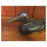 Vintage Hand-Painted Wooden Duck Decoy