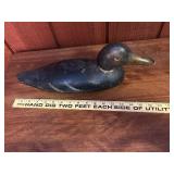 Vintage Hand-Painted Wooden Duck Decoy