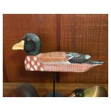 Set of 5 Carved Wooden Duck and Waterfowl Figures