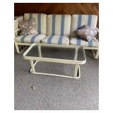 Winston Patio Furniture Set with Cushions and Glass Table