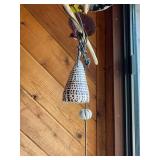 Decorative Hanging Mobile with Fish, Bird, and Shells