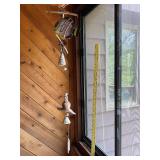 Decorative Hanging Mobile with Fish, Bird, and Shells