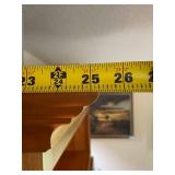 Solid Wood Entertainment Center Cabinet with Glass Doors, 78x46x25 Inches Contents not included