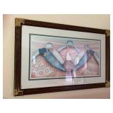 Framed Signed Lithograph 