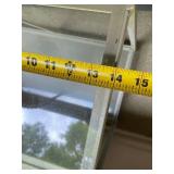 Multi level Metal and Glass Tiered Accent Tables