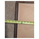 Framed Signed Artwork of Geese Over Cornfield by John