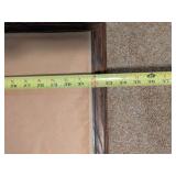 Framed Signed Artwork of Geese Over Cornfield by John