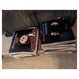 Large Vinyl Record Collection Featuring Various Artists and Genres