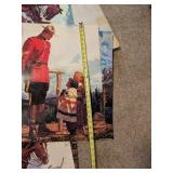 Collection of Arnold Friberg RCMP Art Prints