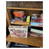 Vintage Board Game Collection Including Monopoly, Scrabble, Pictionary and More