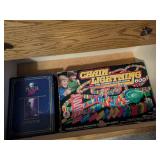 Vintage Board Game Collection Including Monopoly, Scrabble, Pictionary and More