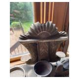 Vintage Acme Cast Iron Salesman Sample Toy Stove with Miniature Cookware and Pies