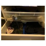 Collection of Tote Bags, Drawstring Bag, and Assorted Straps